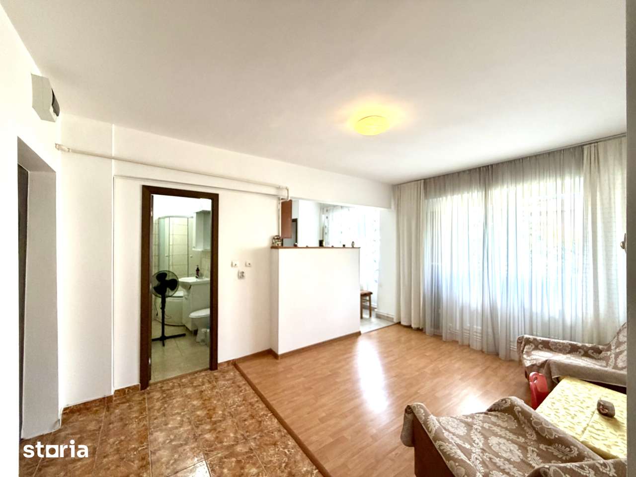 Apartament 3 camere etaj 1 bloc particular mobilat zona Tribunalului — fotografia 1