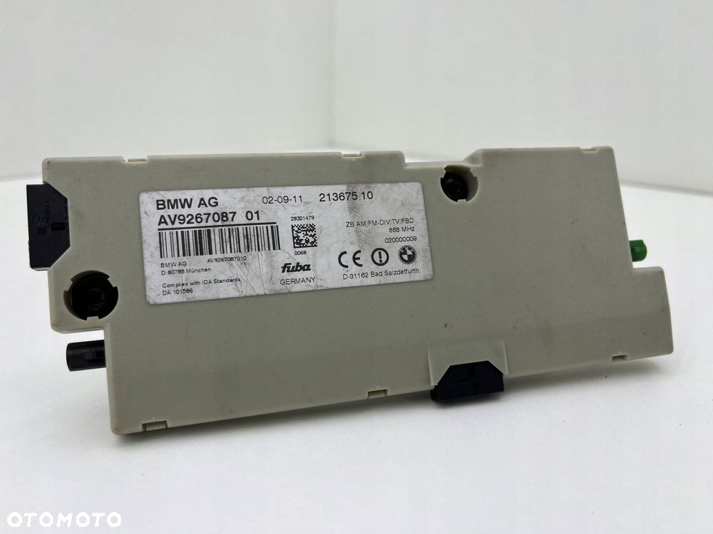 BMW F01 F02 F10 MODUŁ WZMACNIACZ ANTENOWY DIVERSITY 9267087 - 1