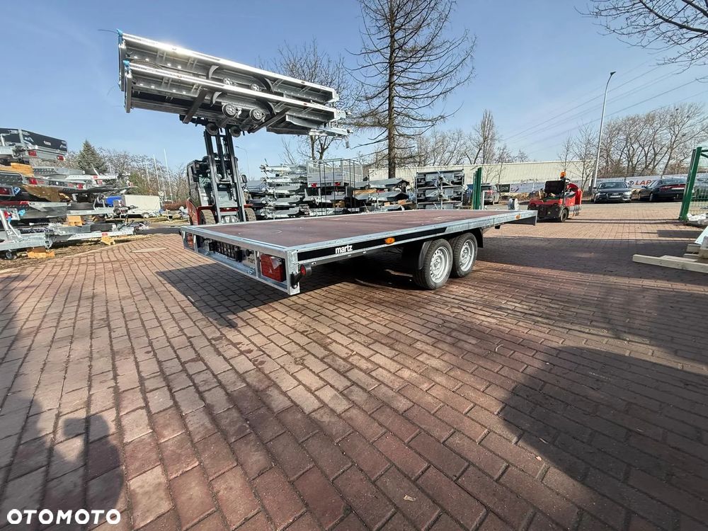 Martz Przyczepa Martz GT Plateau 450 DMC 3,5T 450x200 platforma podłoga sklejka spawana rama Motomus - 8