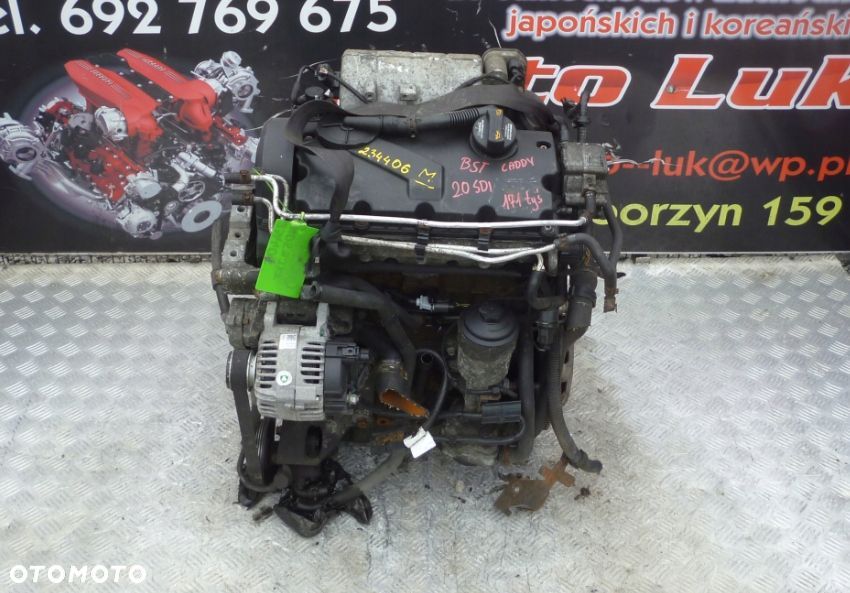 SILNIK KOMPLETNY VW CADDY 2.0 SDI BST 171 TYS