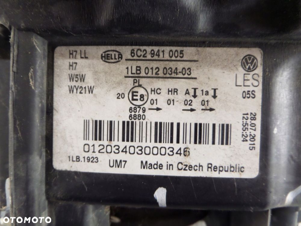 lampa lewy przód lewa przednia vw polo 6 c0 16r 6c2941005 - 5