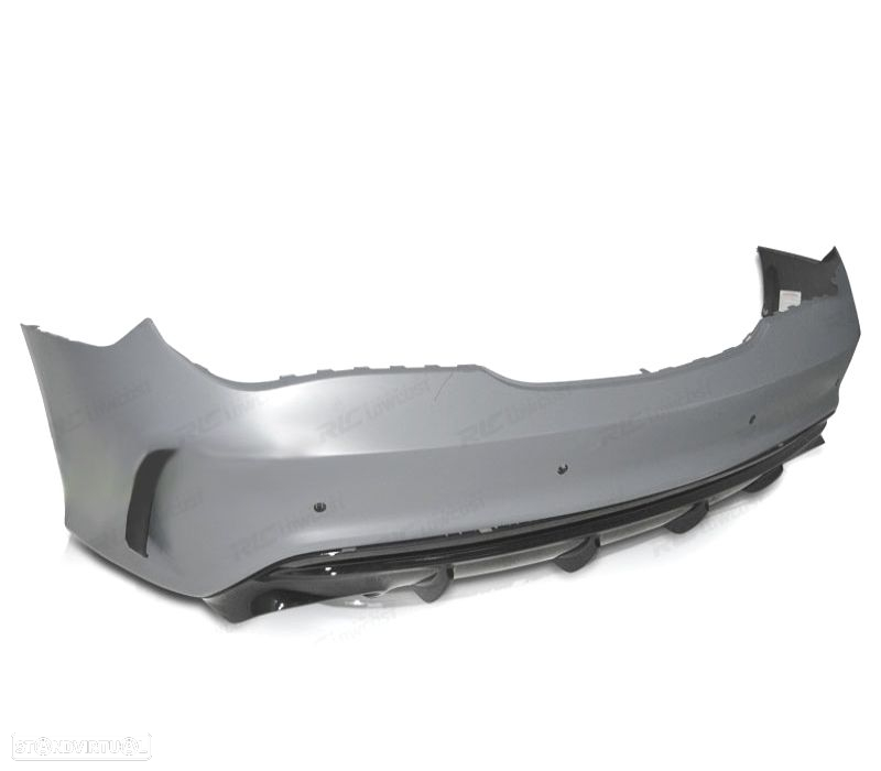 PARA-CHOQUES TRASEIRO MERCEDES CLA C117 13-19 LOOK AMG - 3