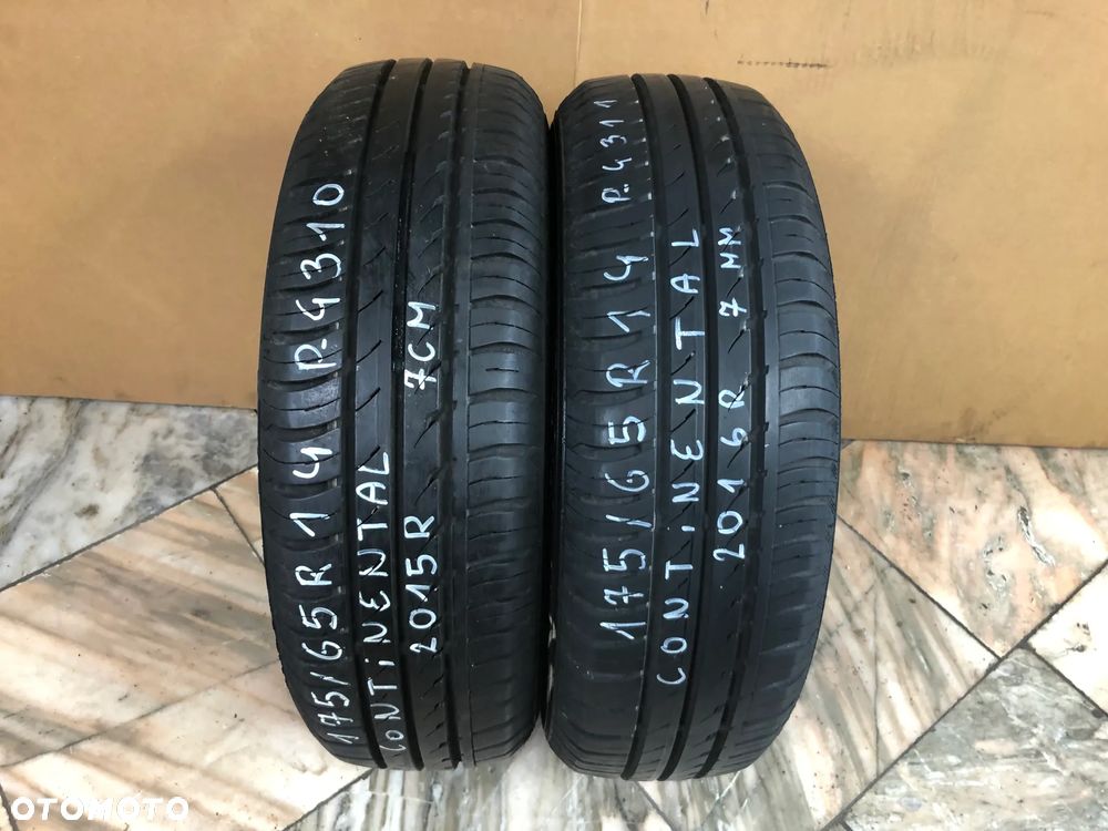 Opony Letnie 175/65 R14 82T 7 MM 2015 i 2016R Continental ContiEcoContact 3-2 Szt - Gwarancja Wysyłka Montaż - 1