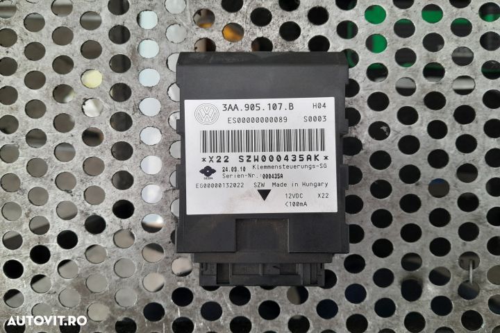 CALCULATOR MODUL START STOP 3aa905107b Volkswagen VW Passat B7 [2010 - 1