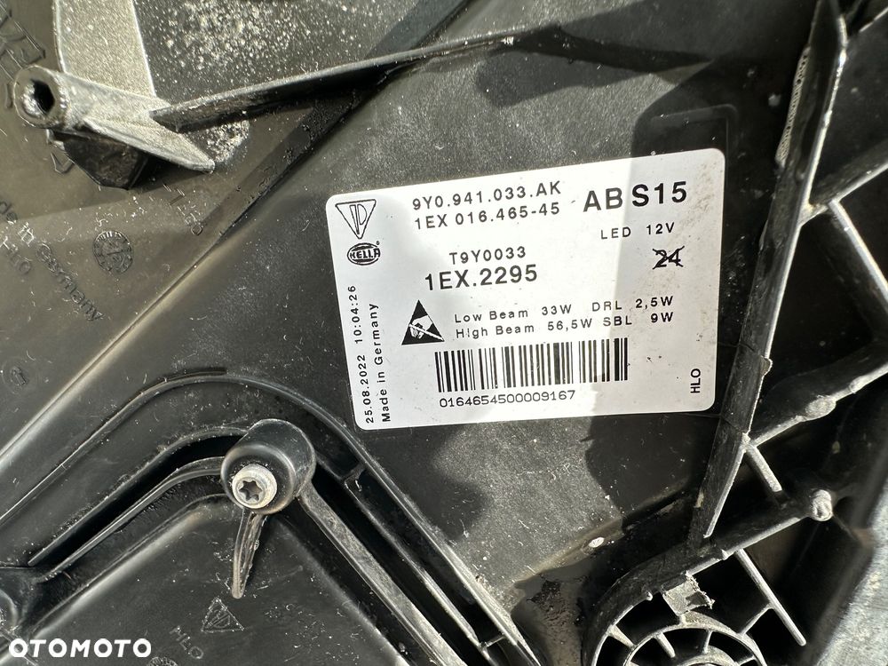 Lampa przednia lewa Porsche Cayenne 9y0941033ak 9y0 941 033 ak - 6