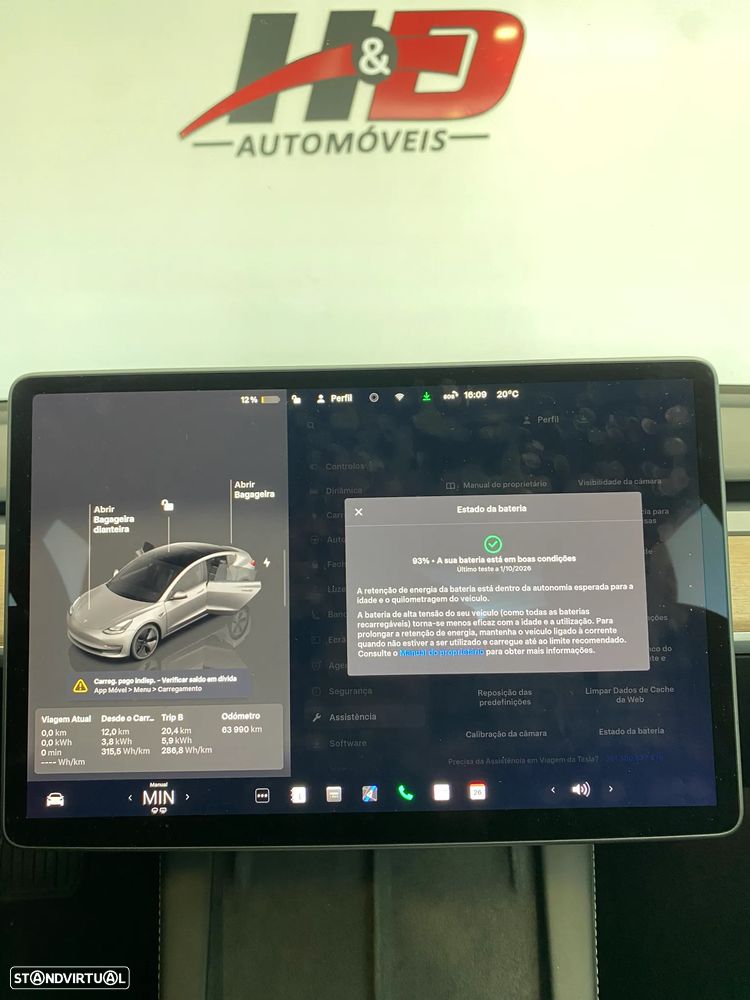 Tesla Model 3 Long Range Tração Traseira - 18