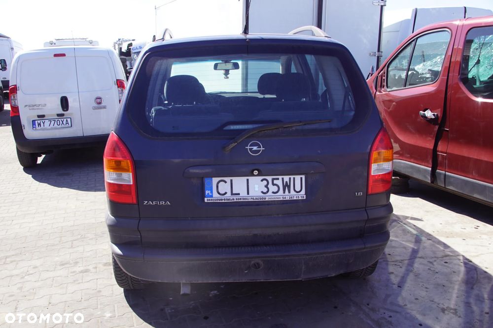 Auto na części - Opel Zafira A 1.8 16V 125 KM Z18XE F17 36U 2002R Silnik Skrzynia Drzwi Maska Zderzak Błotnik Klapa Klamka Lampa Lusterko Szyba Deska Kokpit Sterownik Moduł Czujnik Licznik Wyświetlacz Panel Kierownica - 5