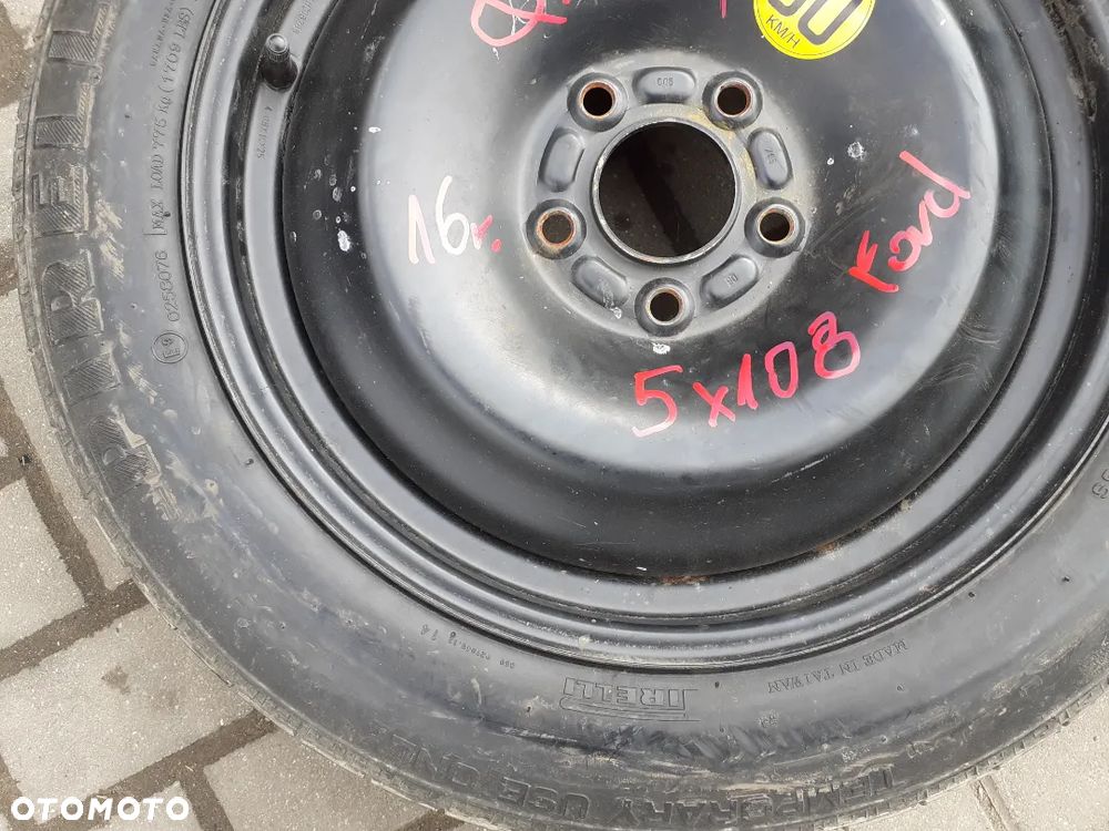 # DOJAZDÓWKA KOŁO DOJAZDOWE ZAPAS ZAPASÓWKA FORD 5X108 - 3