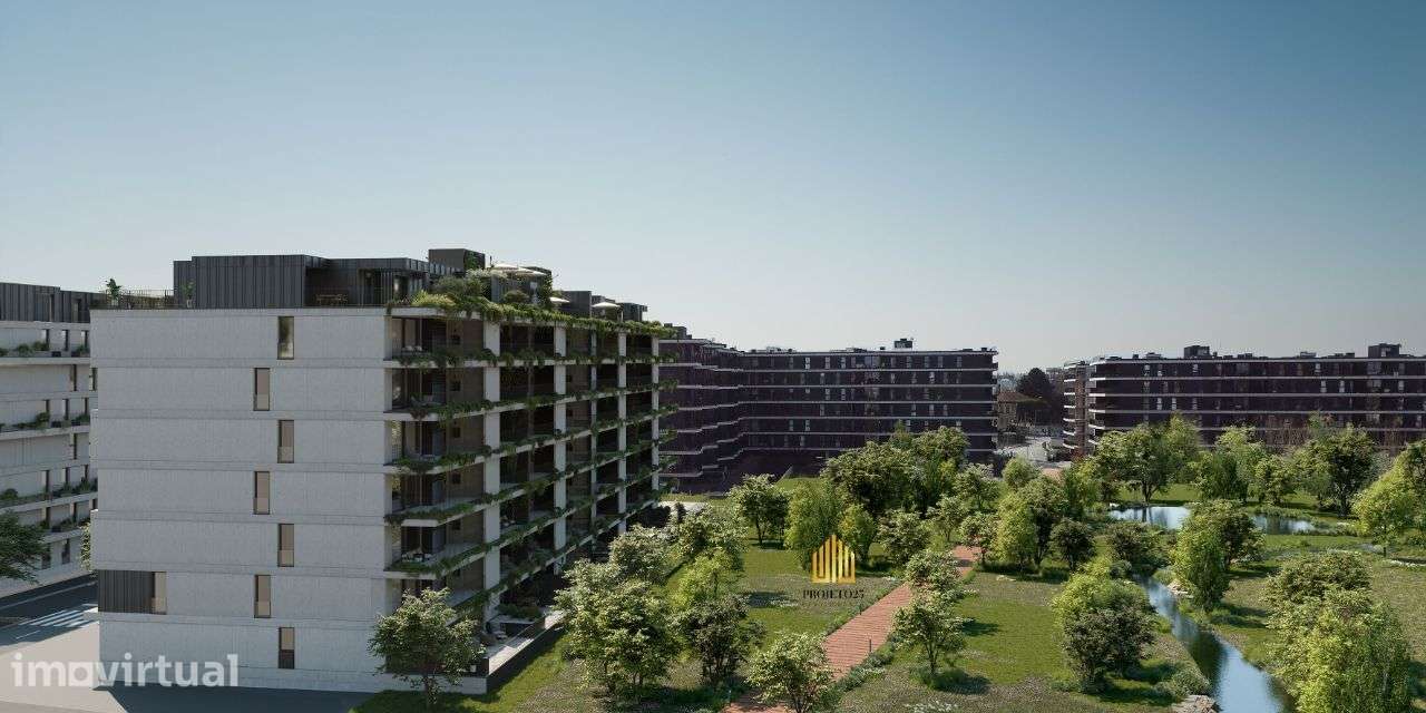 T1+1 com Terraço NOVO com Piscina em Condomínio Reservado com Jardins - Grande imagem: 2/21
