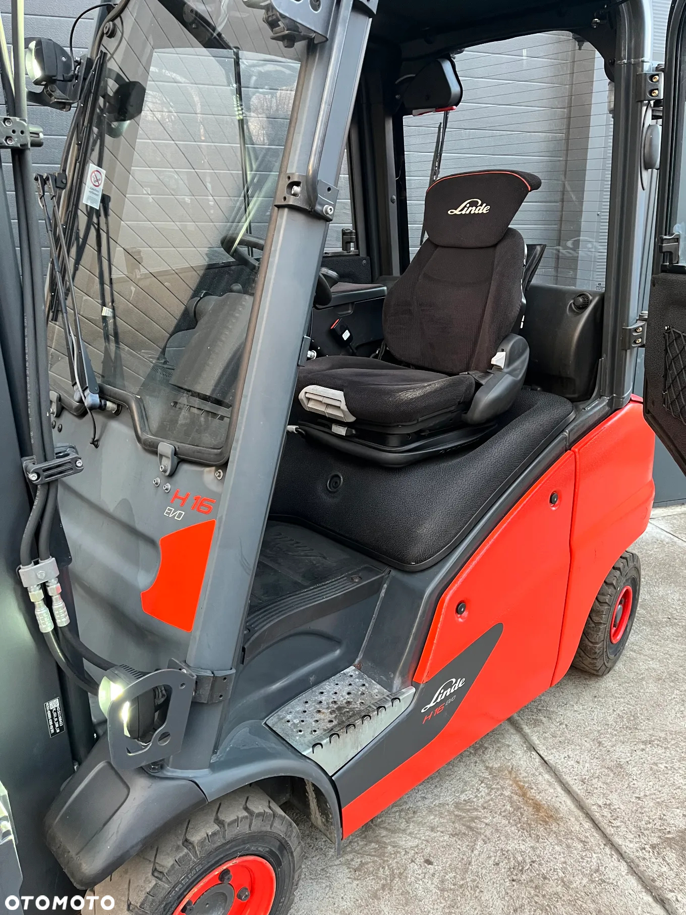 Linde H16-T Gaz LPG, Pełna kabina, Przesuw boczny, maszt Standard - 14