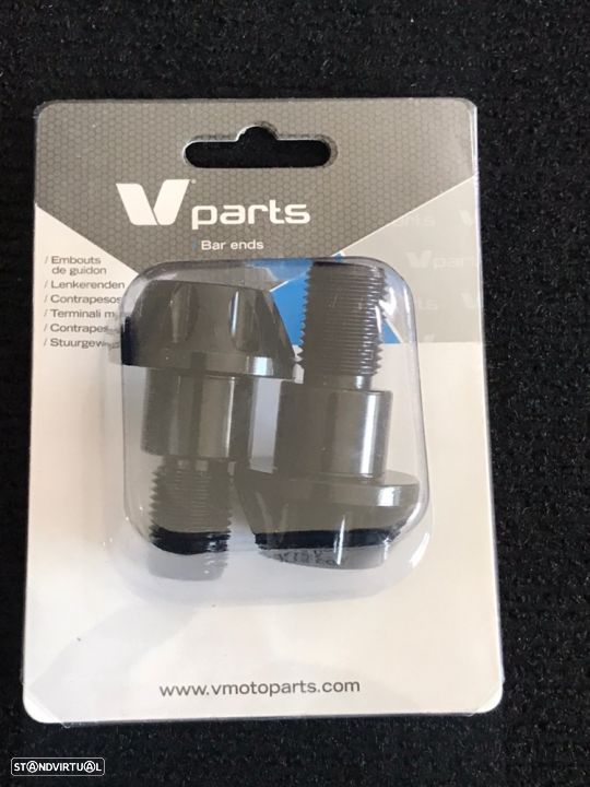 pesos de guiador para Yamaha MT-07 é MT-09 FZ6 XJ6  pesos punho Rosca grossa - 3