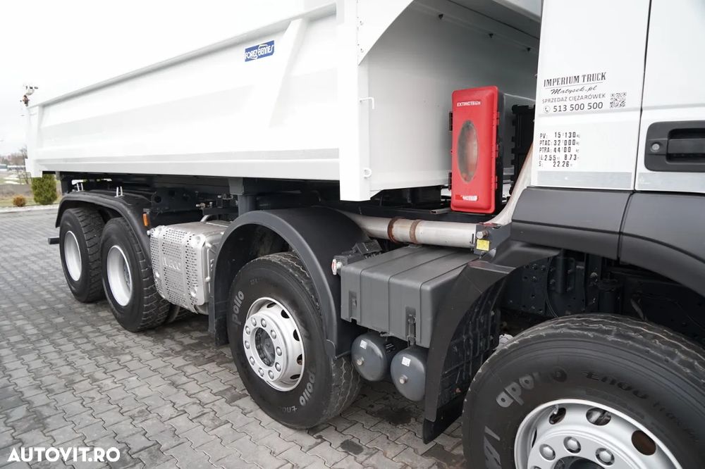 Iveco TRAKKER 450 / 8x4 / BASCULATOR / HYDRODOXY / BORDMATIC / EURO 6 / - 22