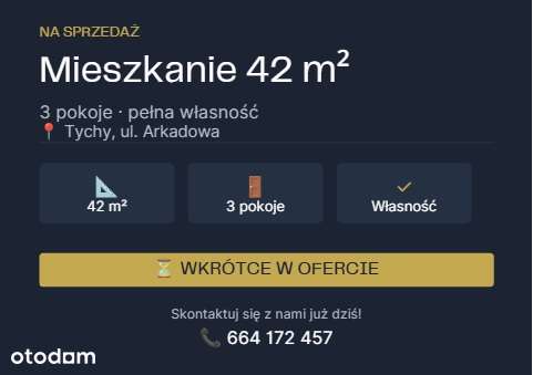Szybka sprzedaż! 3 pokoje na Osiedlu A | Pełna własność z KW, Balkon