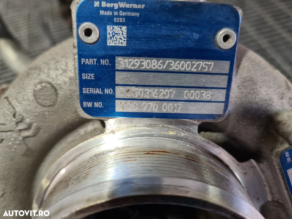 Turbo Volvo XC60 2.4 D 2008 - 2013 215CP D5244T11 Euro5 (1053) BITURBO CU ACTUATOR ... - 7