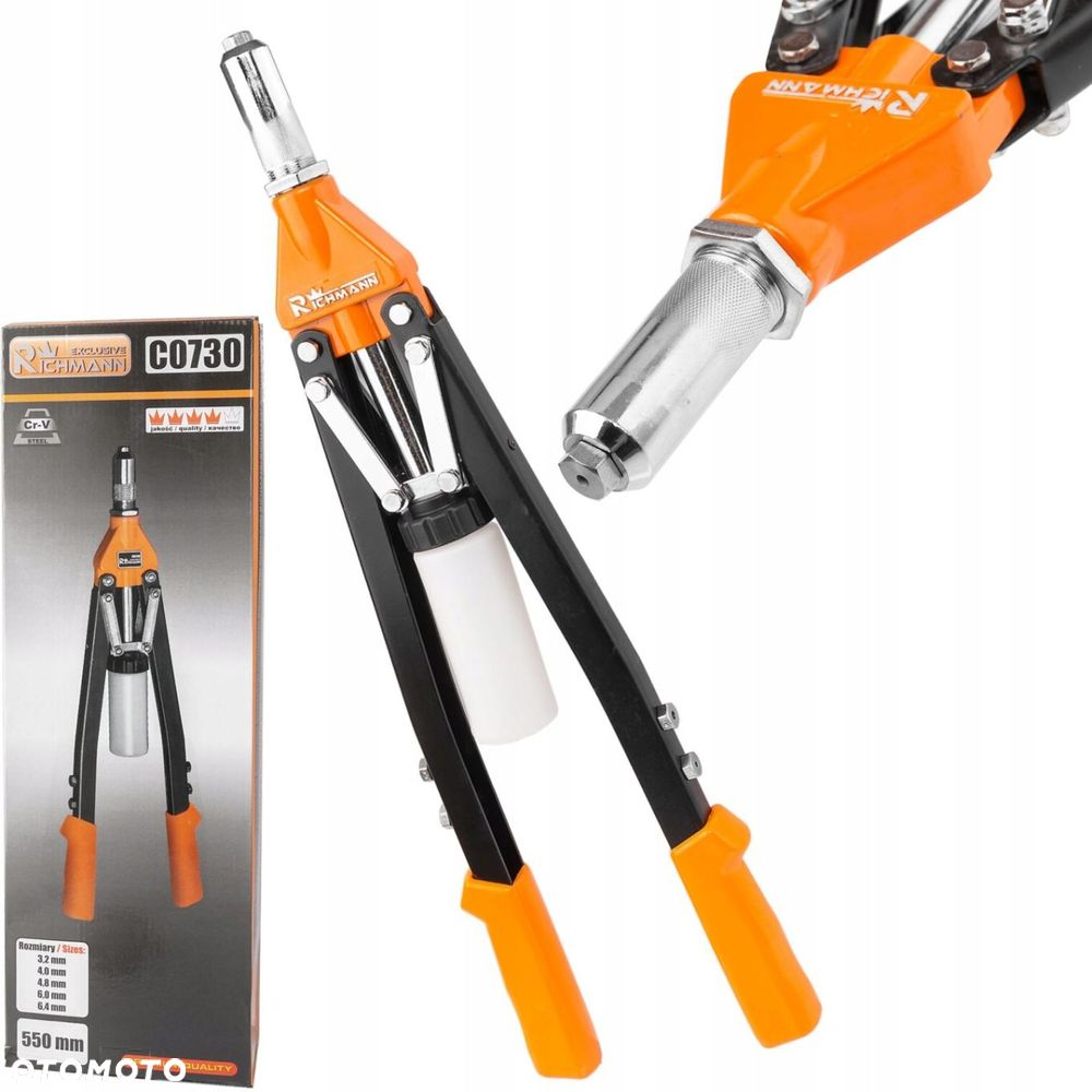 NITOWNICA NOŻYCOWA RĘCZNA CZOŁOWA 3,2-6,4MM CORONA - 16