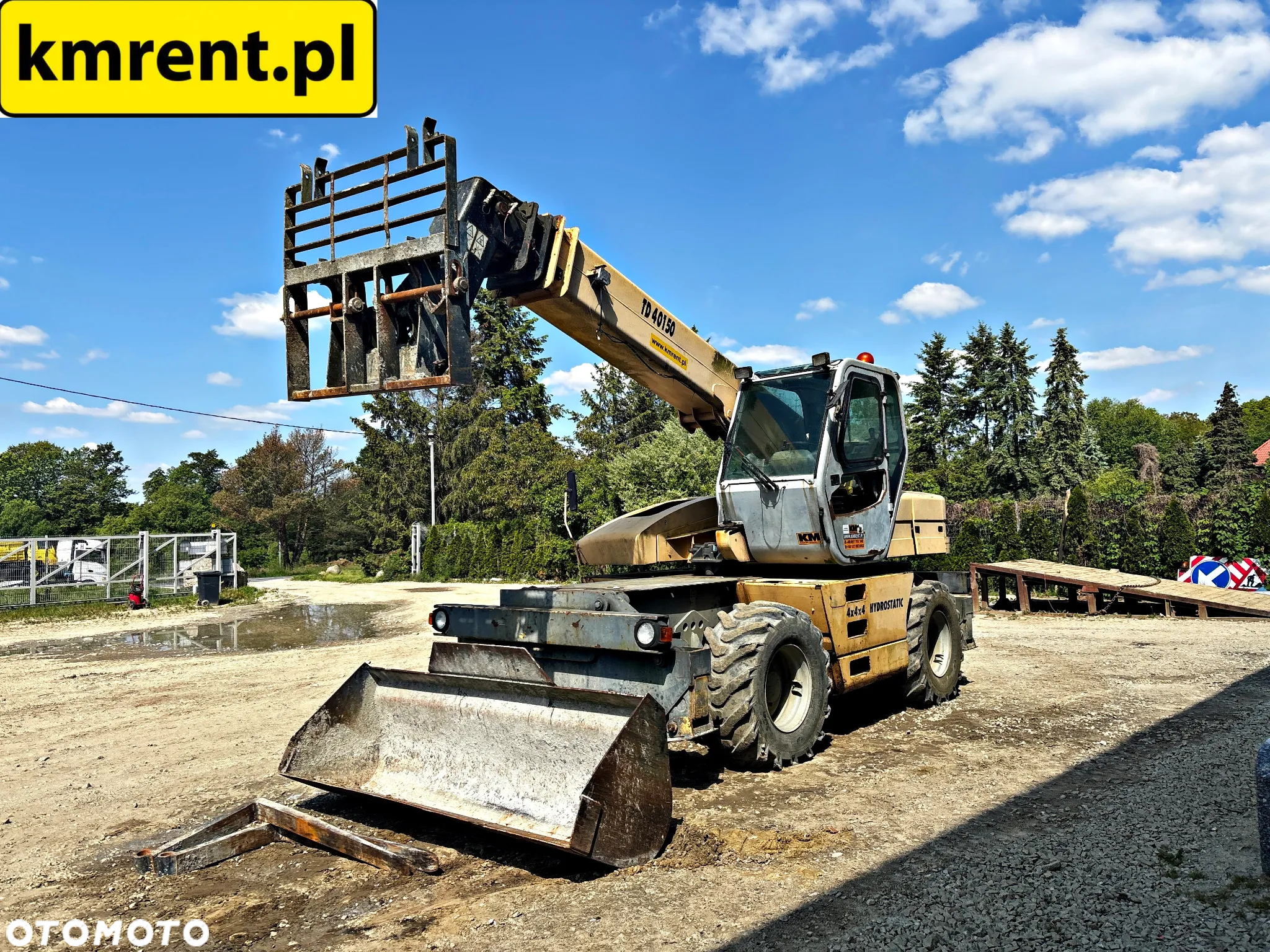 Bobcat SAMBRON TD 40150 ŁADOWARKA TELESKOPOWA OBROTOWA 1999R. | MANITOU MRT 1440 1540 TEREX 3514 JCB 535-140 - 12