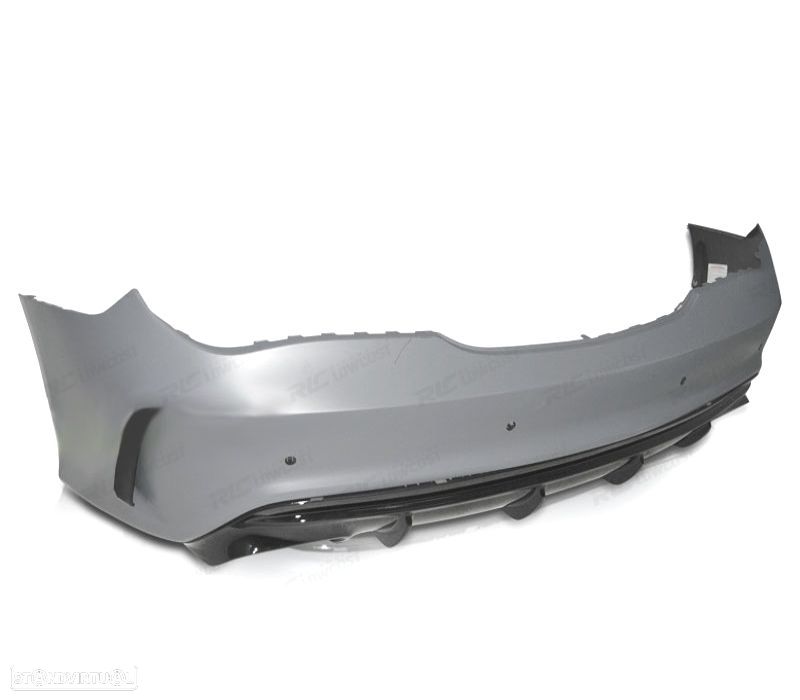 PARA-CHOQUES TRASEIRO MERCEDES CLA C117 13-19 LOOK AMG - 2