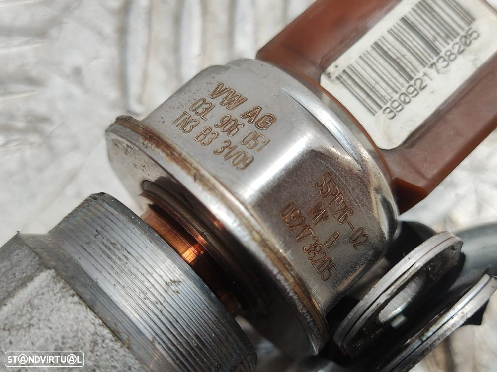 Régua De Injeção Motor 2.0 TDI 140cv CBA 03L130089 - 7