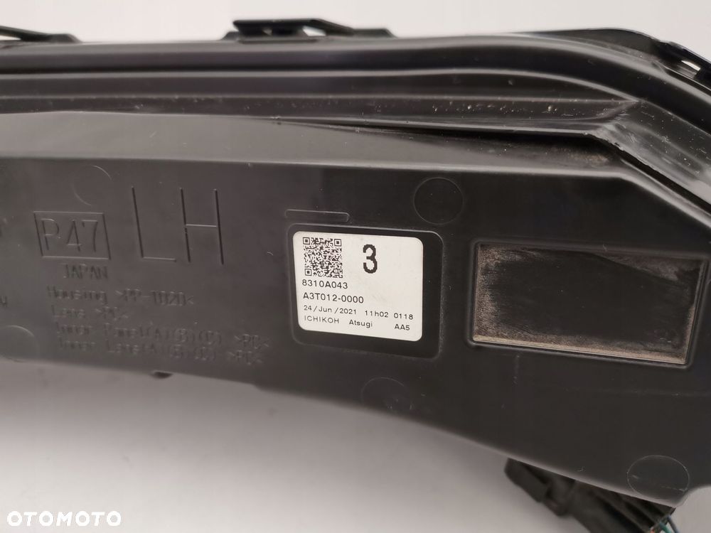 MITSUBISHI OUTLANDER IV 21- USA LAMPA REFLEKTOR KIERUNKOWZKAZ LEWA 8310A043 - 7