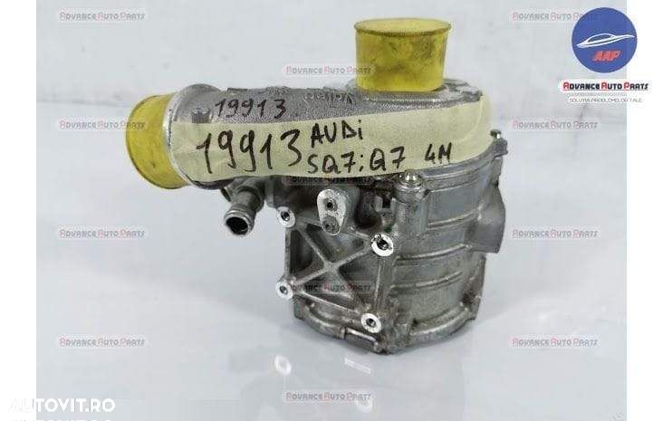 turbina E Booster Compresor Bentley Q7 Bentayga originala 4.0TDI Audi - 4