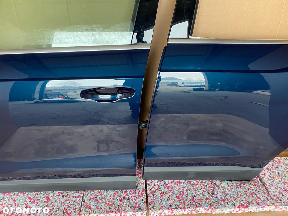 AUDI Q3 83A komplet drzwi przód tył lewe na lewą st. kolor B9 B9 LX5E 32km - 5