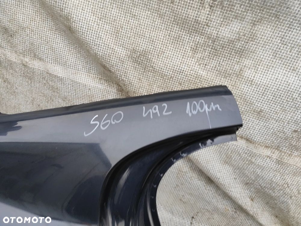 Volvo S60 II 10-18 Sedan Błotnik Tylny Prawy Tył Ćwiartka 492 Savila Grey - 8