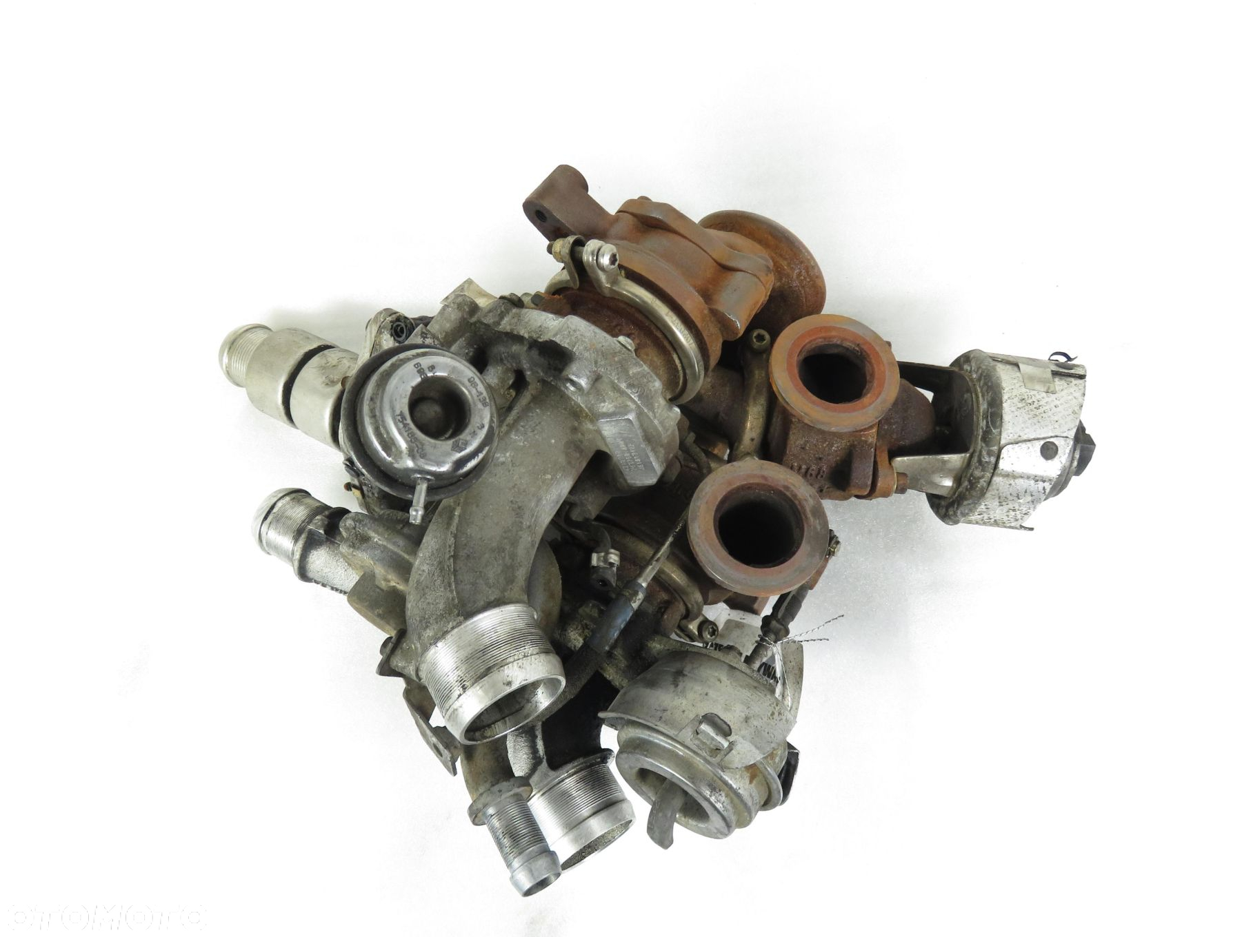 TURBOSPRĘŻARKA BITURBO PEUGEOT 407 2.2 HDi 9681885680 GT14462 GT12382 - 8