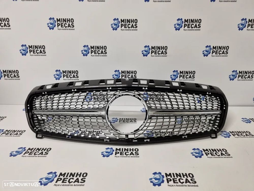 Grelha Frontal Mercedes Class A (W176) Diamond Silver - 5