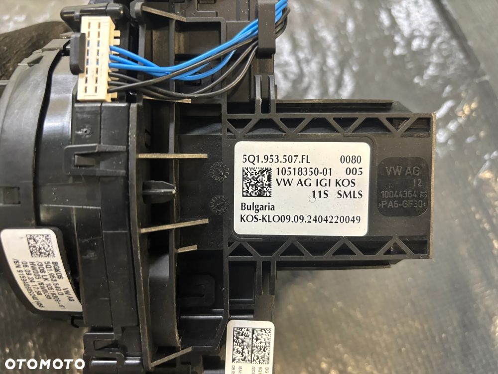 VW Skoda Audi Manetki przełączniki pod kierownicę 5Q1953507FL - 4