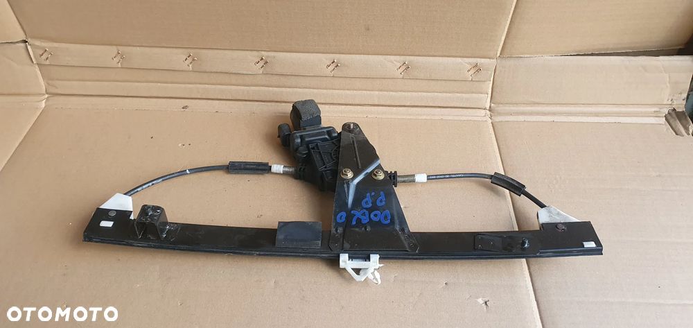 Mechanizm podnośnik szyby prawy przód Fiat Doblo I Lift - 5