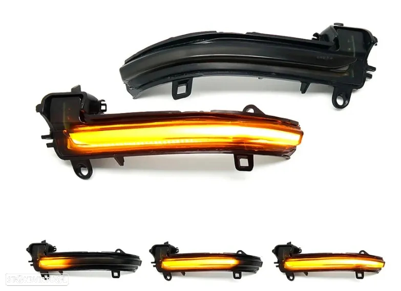 Capas retrovisor preto piano e piscas BMW F39 F40 F45 F48 F52 G29 Toyota Supra - 11