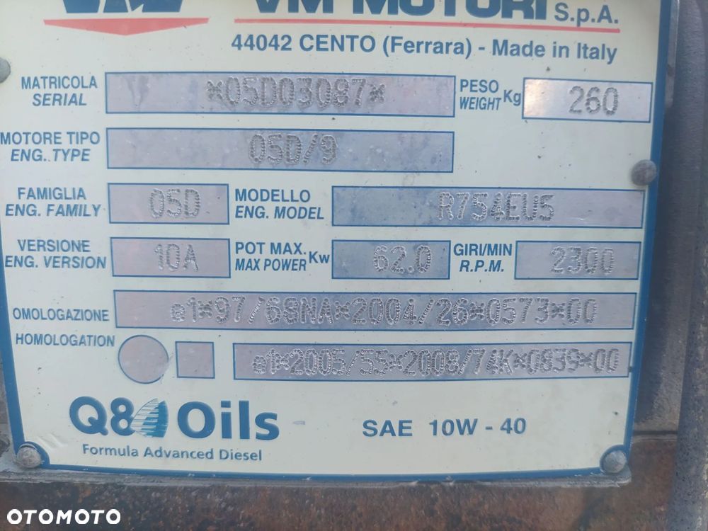 Silnik spalinowy VM MOTORI 05D/9 05D R754EU5 Engine Zamiatarka Jonhston Scarab Hyster - 9