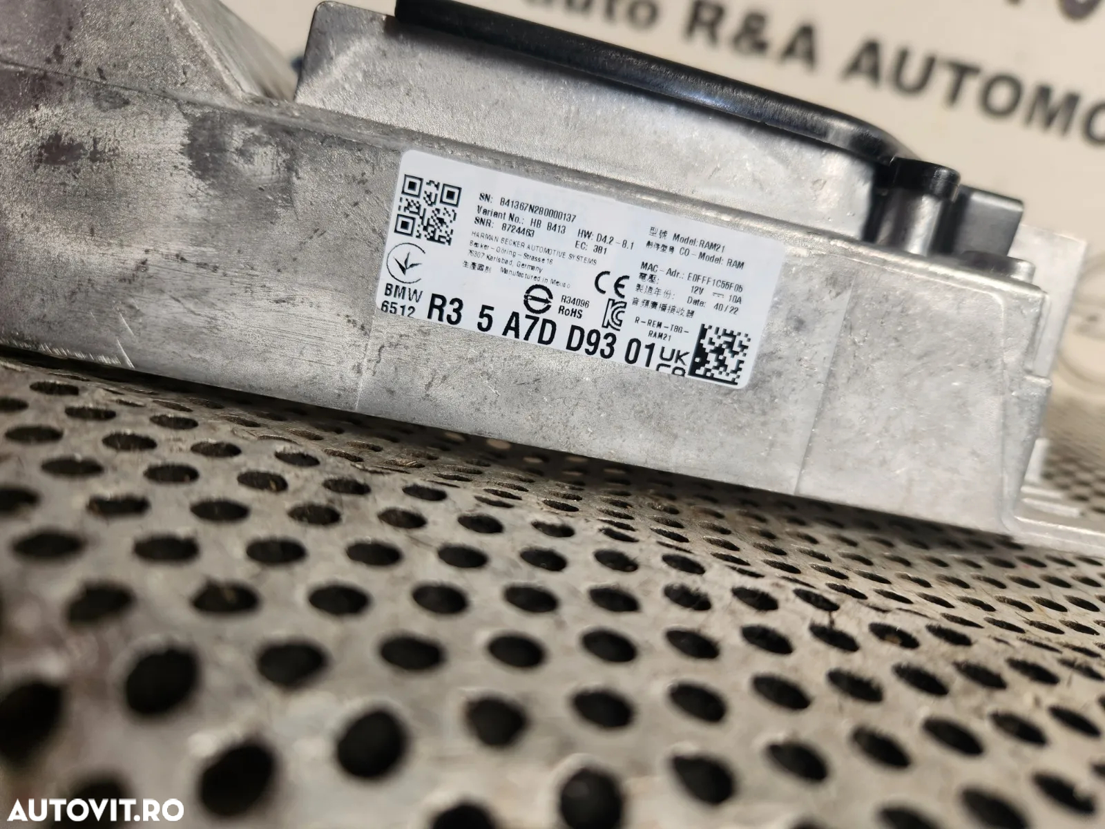 Amplificator Sunet Harman Becker Bmw G20 G21 G22 G23 G26 G28 G29 G42 M2 M3 M4 Cod 5A7DD93 Dezmembrez Bmw - Dezmembrari Arad - 8