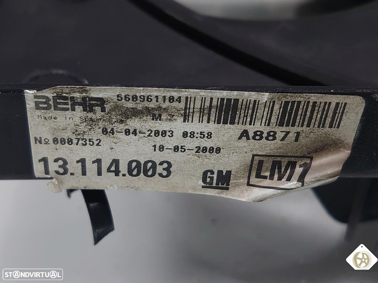 ELECTROVENTILADOR OPEL CORSA C 2000 - 1
