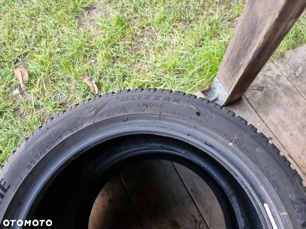Opony Bridgestone Blizzak LM005 205/50R17 93V,2022r,4x6mm bdb stan - 13