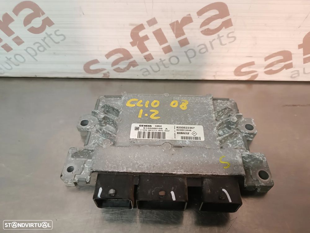 CENTRALINA DO MOTOR RENAULT CLIO III 1.2i 16V SIM32 S120200105A 8200522357 8200510536 - 1