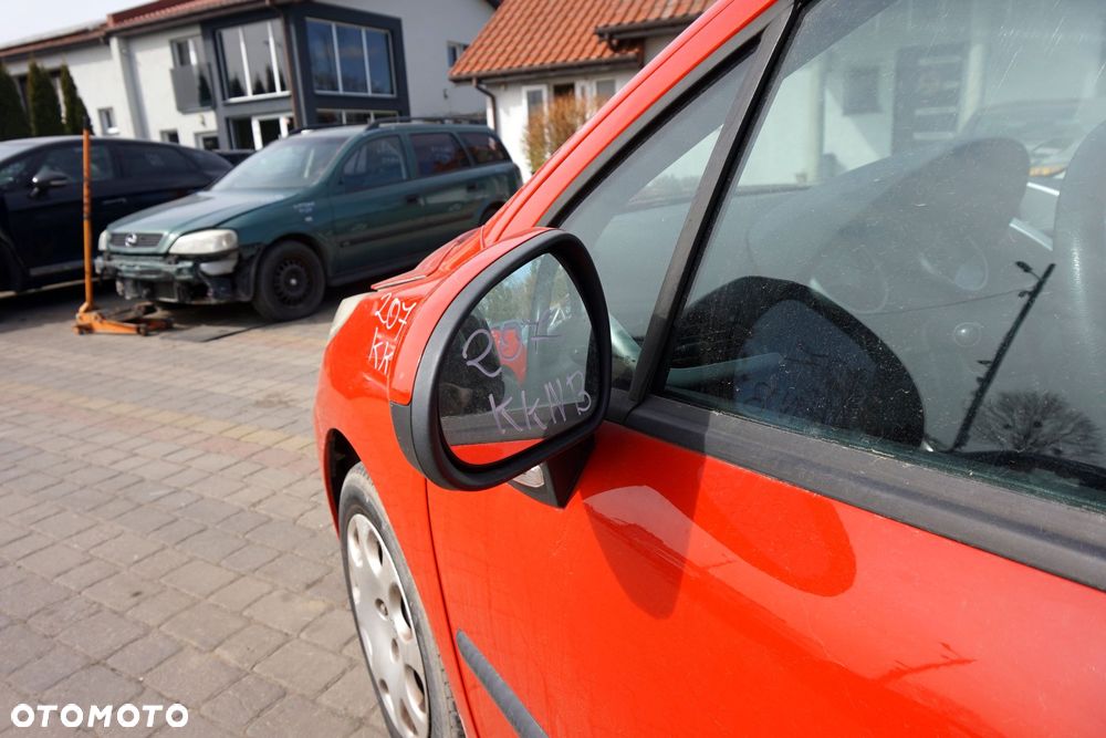 LUSTERKO ELEKTRYCZNE LEWE 207  KKNB CZERWONY PEUGEOT 2006-2009 - 3