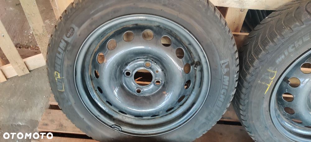 KOŁA FELGI STALOWE 15 CALI OPONY ZIMA RENAULT MODUS CLIO III 3  4X100 OPONY 185/60/15 - 5