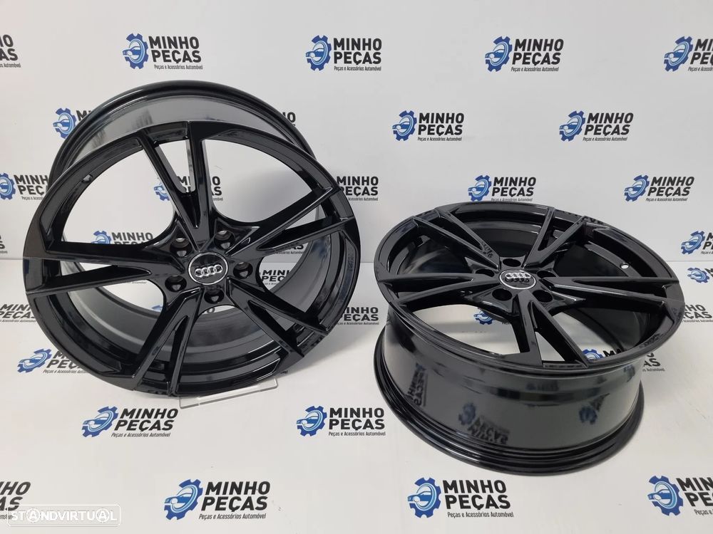 Jantes Audi A5 S5 em 18 Preto Brilho (5x112) - 4