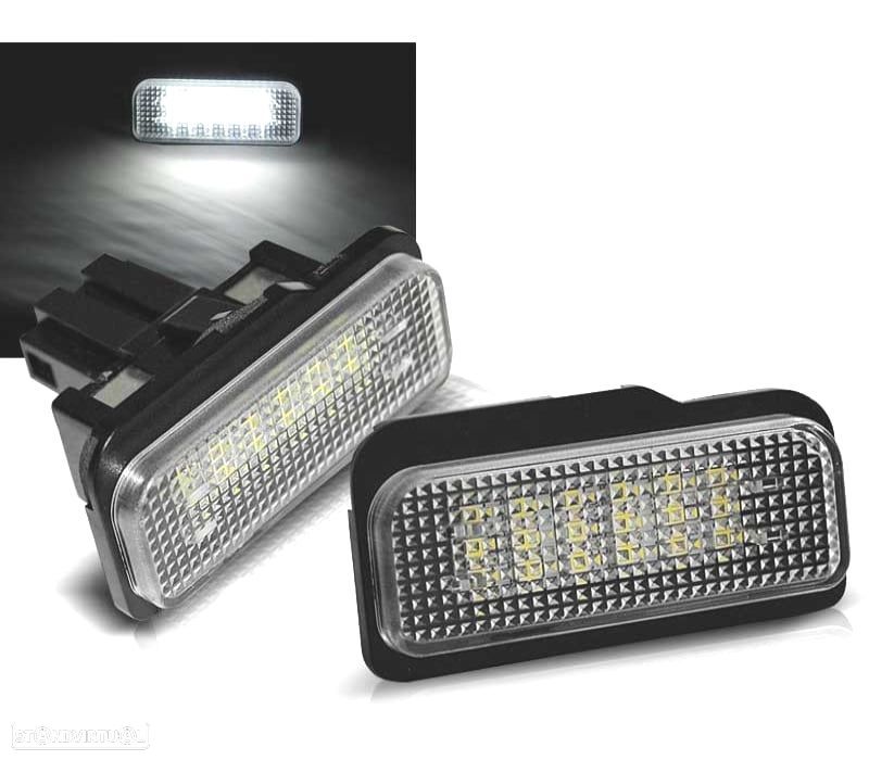 LUZES MATRÍCULA MERCEDES W211 W219 R171 W203 KOMBI LED - 1
