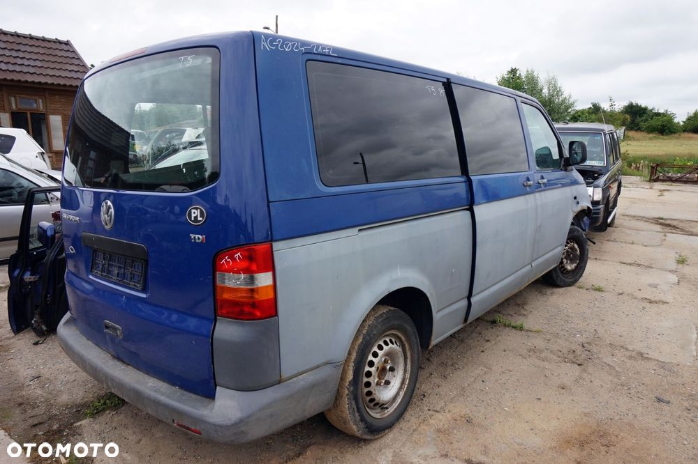 VOLKSWAGEN TRANSPORTER V T5 2007 LL5M 1.9 TDI BRS 102KM JQT NIEBIESKI na części - 5