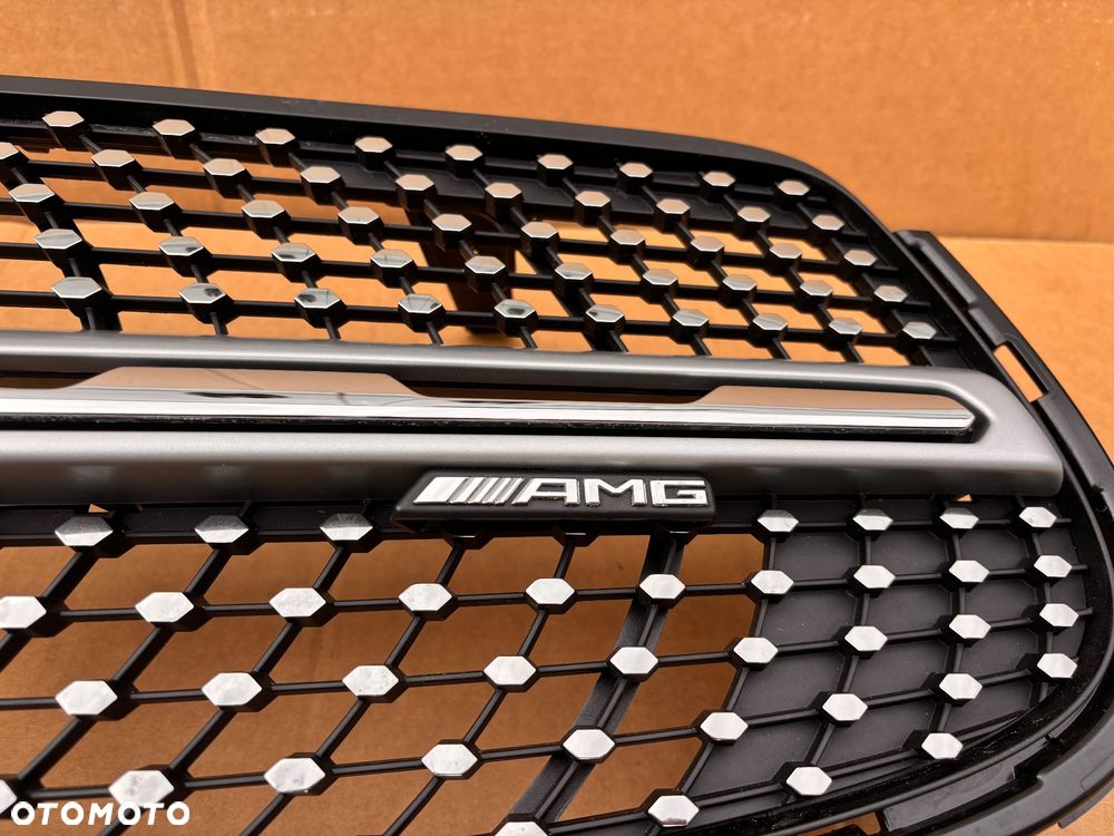 Mercedes Glc W253 Lift Amg Oryginalny Grill Zderzaka Przedniego Diamont Night Czarny Srebrny Oryginalny A2538886600 A2538809504 Jak Nowy Diamond A2058175101 - 23