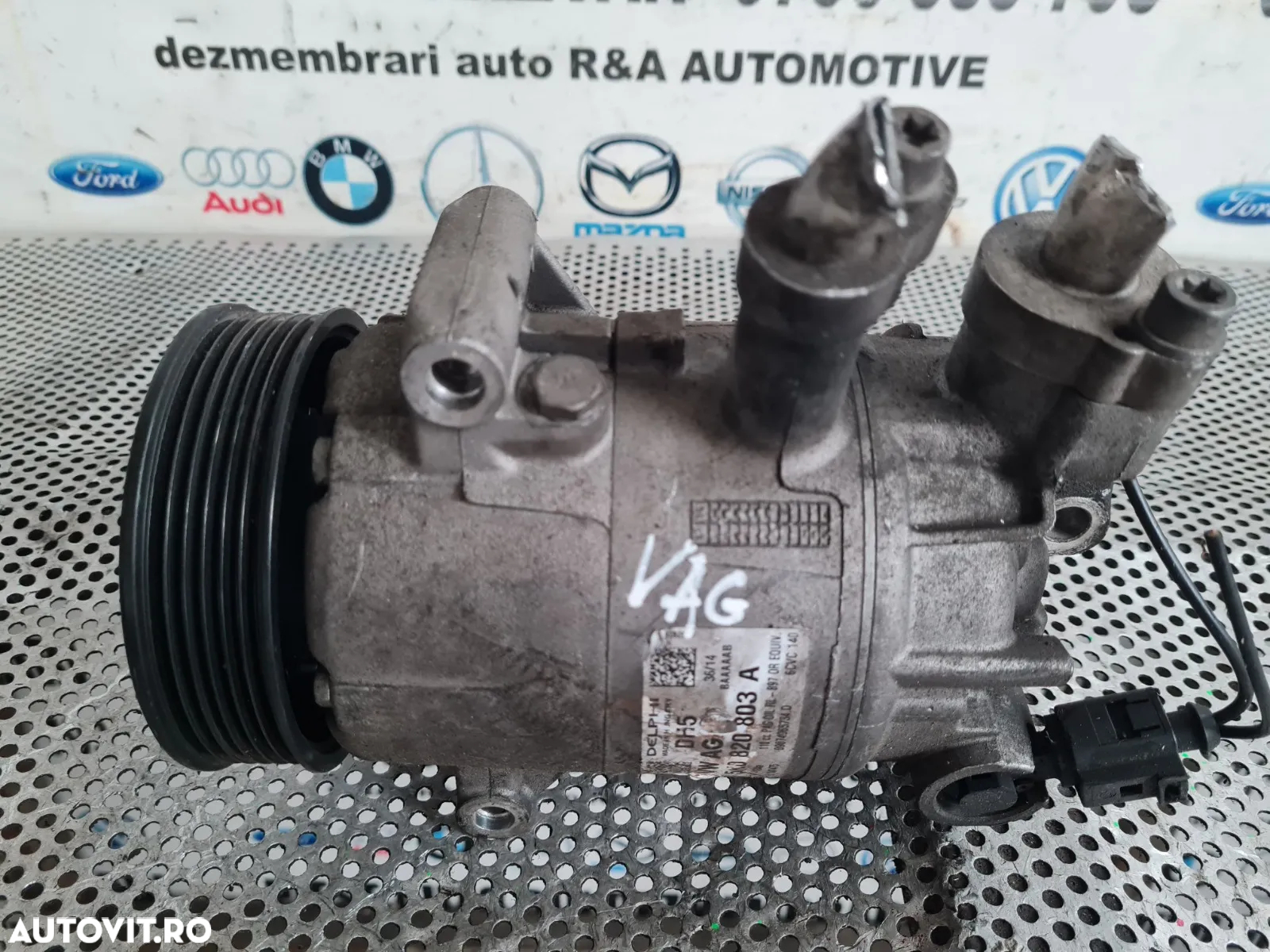 Compresor Clima AC Aer Conditionat Vw Seat Skoda 2.0 Tdi Euro 5 Cod 5KA Passat B7 CC Golf Touran Je - 2