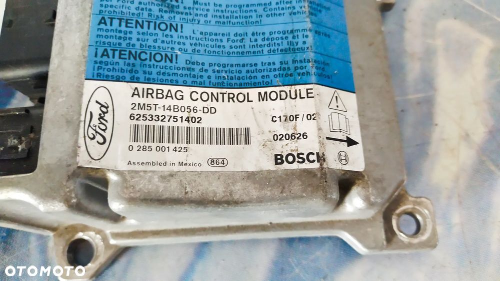 SENSOR MODUŁ PODUSZEK AIRBAG 2M5T-14B056-DD FOCUS - 2