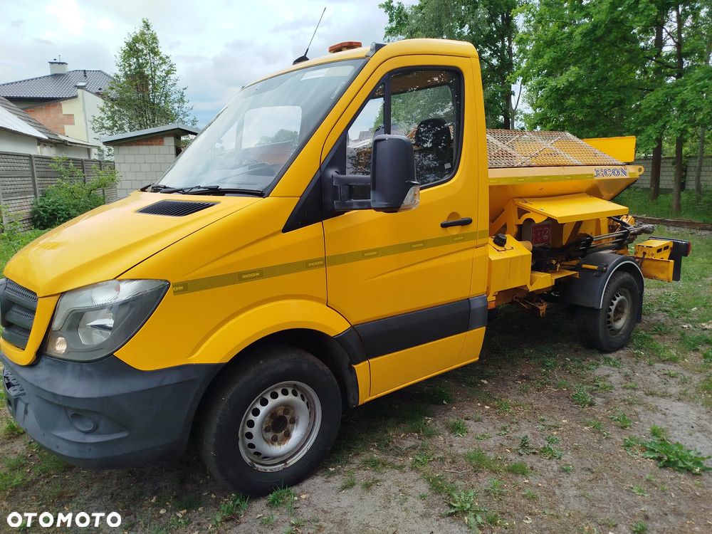 Mercedes-Benz Sprinter 313CDi Solarka Piaskarka Posypywarka Hydraulika rozrzutnik ECON Specjalny komunalny Schmidt gritter salt spreader pługopiaskarka - 10