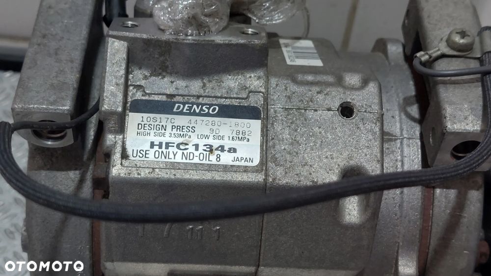 KOMPRESOR SPRĘŻARKA KLIMATYZACJI DENSO IVECO DAILY IV 4 3,0 HPI R2020 NR 10S17C - 4