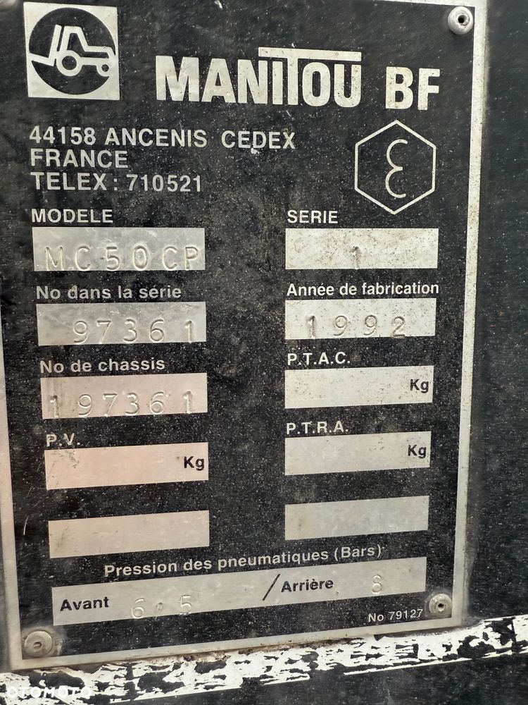 Manitou MC 50 CP /Terenowy / 5 ton udźwigu - 18