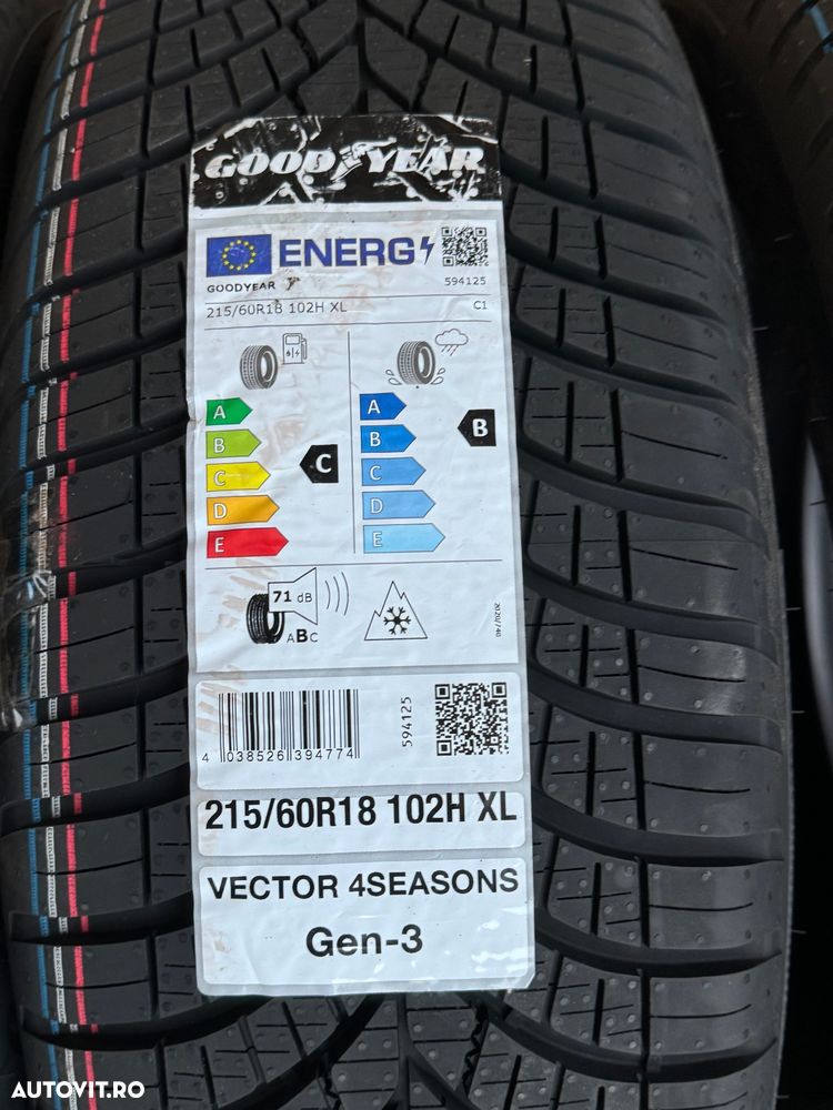 Vând anvelope 215/60/18 goodyear allseason noi - 2