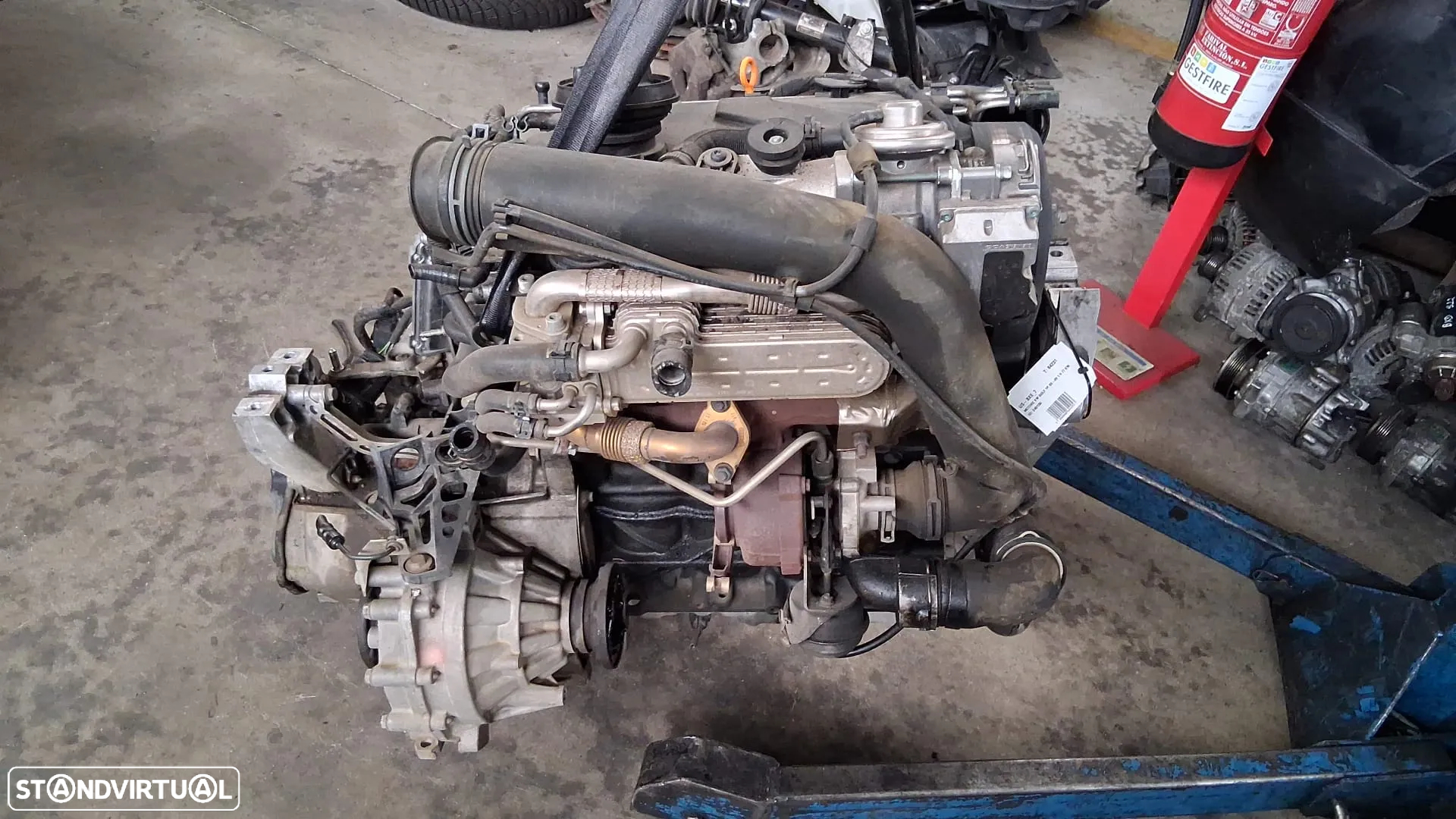 Motor BXE 1.9 tdi 105cv VW Seat Skoda Audi - 2