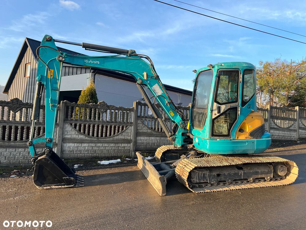Kubota KX161-3α * Koparka Gąsienicowa Kubota KX161 * 5 Ton * Zerowy Obrys * Midi Koparka * Bardzo Dobry Stan * - 1